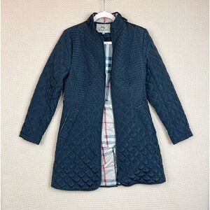 Burberry Black Quilted Coat w/o belt